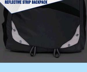 Stylish Backpack with Reflective Strip &amp; Protector