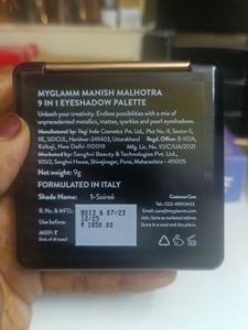 Loot Offer 349/-Manish Malhotra Eyeshadow Palette