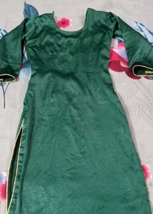 Thread Work Kurta With Dupatta Set