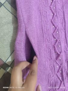 Women Sweater With Pockets