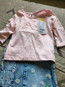 Cute Girls&#39; Denim Outfit