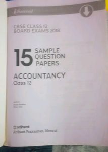 Class 12 Accounts Sample Paper And Guide