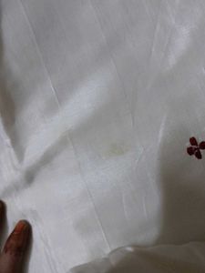 Off White Onam Saree