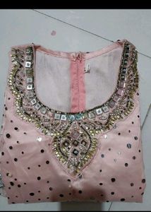 Peach Gharara Suit