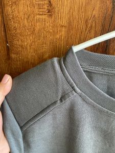 Gray Cropped T-Shirt