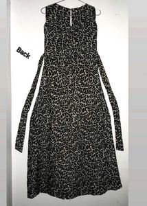 animal print Georgette fabric Dress 👗😇