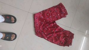 DARK RED NIGHTSUIT