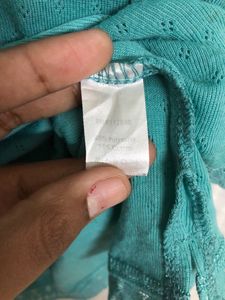 Blue Short Sleeve Top