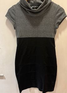 Stylish Two-Tone Dress