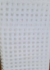 White check  designed  polycotton Dupatta