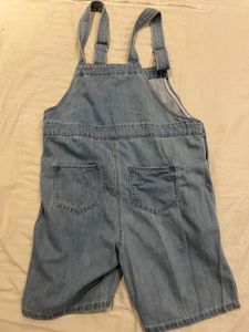 Denim Overalls Shorts