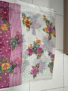Floral Print Saree