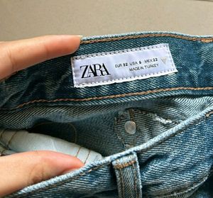 ZARA Denim Jorts