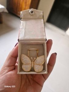 Gold plated Moving Butterfly 🦋  Ring