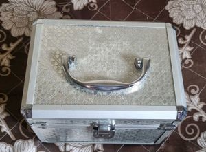 Vintage Silver Cosmetic Case
