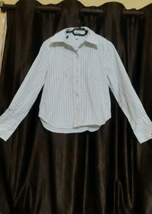 Striped Button-Down Shirt