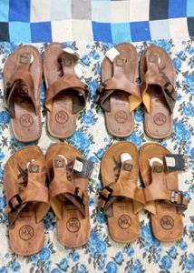 Men&#39;s Synthetic Leather Slippers