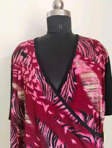 Plus Size Stylish Printed Top