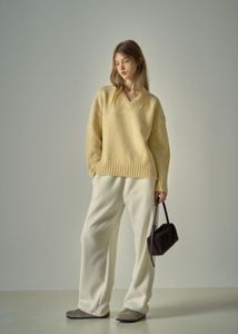 Cozy Yellow V-Neck Sweater