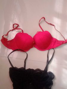 padded bra combo with black shorts