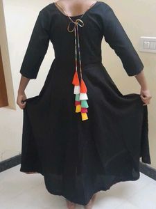 New Unused Black Anarkali Kurta