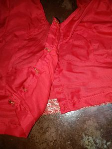 Pure Banarasi Red Saree