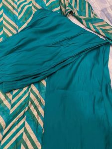 Printed straight sequent Kurti trousers