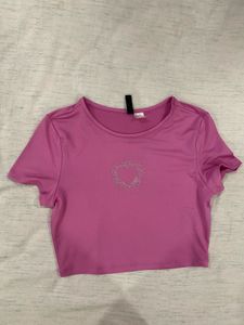 H&M Pink Heart Tee