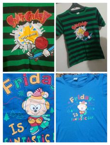 Green & black lining tshirt