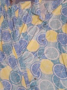 Citrus Print Night Suit