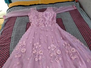 Pink Embellished Formal Dress