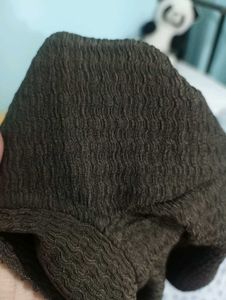 Coffee Brown Crop Shirt