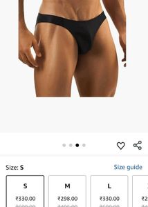 Men's Black Brief