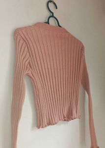 Ribbed Knit Cardigan