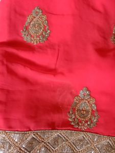 Sitara With Moti Work Saree