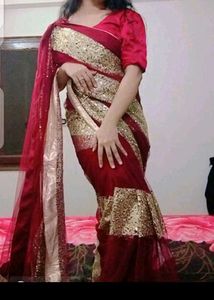 sequence saree