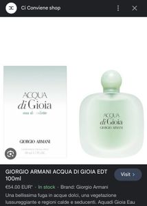 Giorgio Armani Acqua Di Gioia EDT