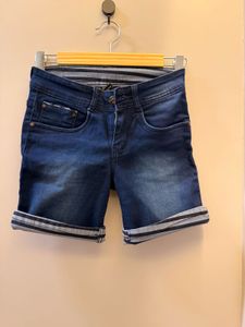 Dark Wash Denim Shorts