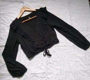 Black Full Sleeves Top
