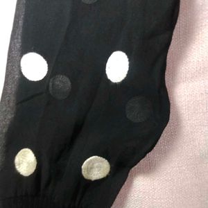 Chic Polka Dot Top (ribbed)