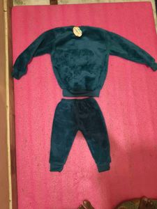 Burberry Kids Blue Fleece Set