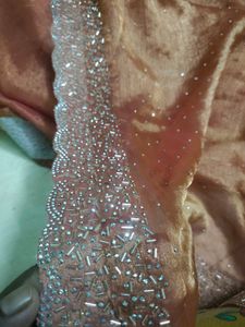 🍑Peach Party Wear Saree