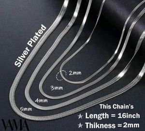 Silver Plated Snake Chain