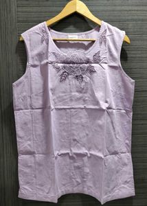 Cut sleeves white XXL top