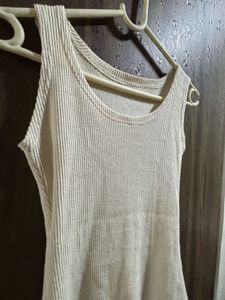 Ribbed Tank Top - Cream