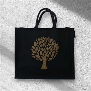 Combo Of Black Canvas Tote Handcrafted Bags