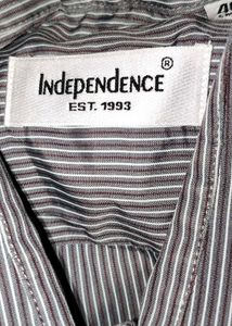 Striped Button-Down Shirt