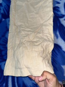 Linen Straight Fit Plazo For Girls