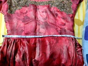 Gown With Dupatta