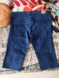 Denim Capri Pants